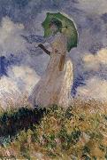 Claude Monet Study of a Figure Outdoors USA oil painting reproduction
